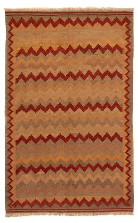 Kelim Carpet - orientalisk matta - 214 x 144 cm - brun