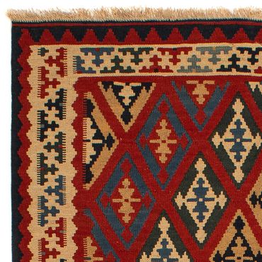 Kelim Rug - Oriental - 209 x 154 cm - dark red