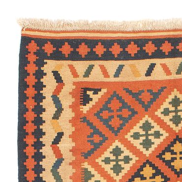 Kelim Carpet - orientalisk matta - 195 x 124 cm - orange