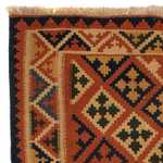 Kelimský koberec - Orientální - 200 x 157 cm - hnědá