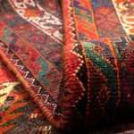 Persisk tæppe - Nomadisk - 312 x 208 cm - mørkerød