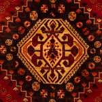 Perski dywan - Nomadyczny - 290 x 173 cm - ciemna czerwień