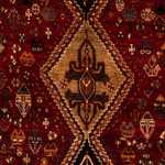 Persisk tæppe - Nomadisk - 266 x 187 cm - mørkerød