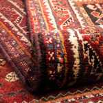 Persisk tæppe - Nomadisk - 266 x 187 cm - mørkerød