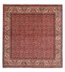 Persisk tæppe - Bijar firkantet  - 208 x 200 cm - lysrød