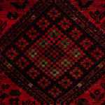 Alfombra persa - Nómada - 295 x 200 cm - rojo oscuro