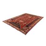 Persisk tæppe - Nomadisk - 275 x 190 cm - mørkerød