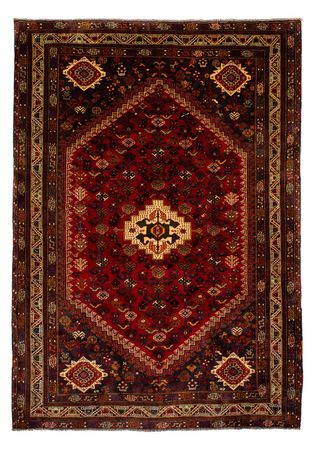 Tapis persan - Nomadic - 295 x 210 cm - rouge foncé