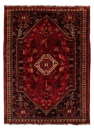 Tapis persan - Nomadic - 245 x 190 cm - rouge foncé