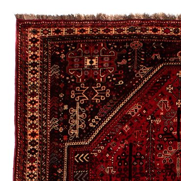 Tapis persan - Nomadic - 245 x 190 cm - rouge foncé