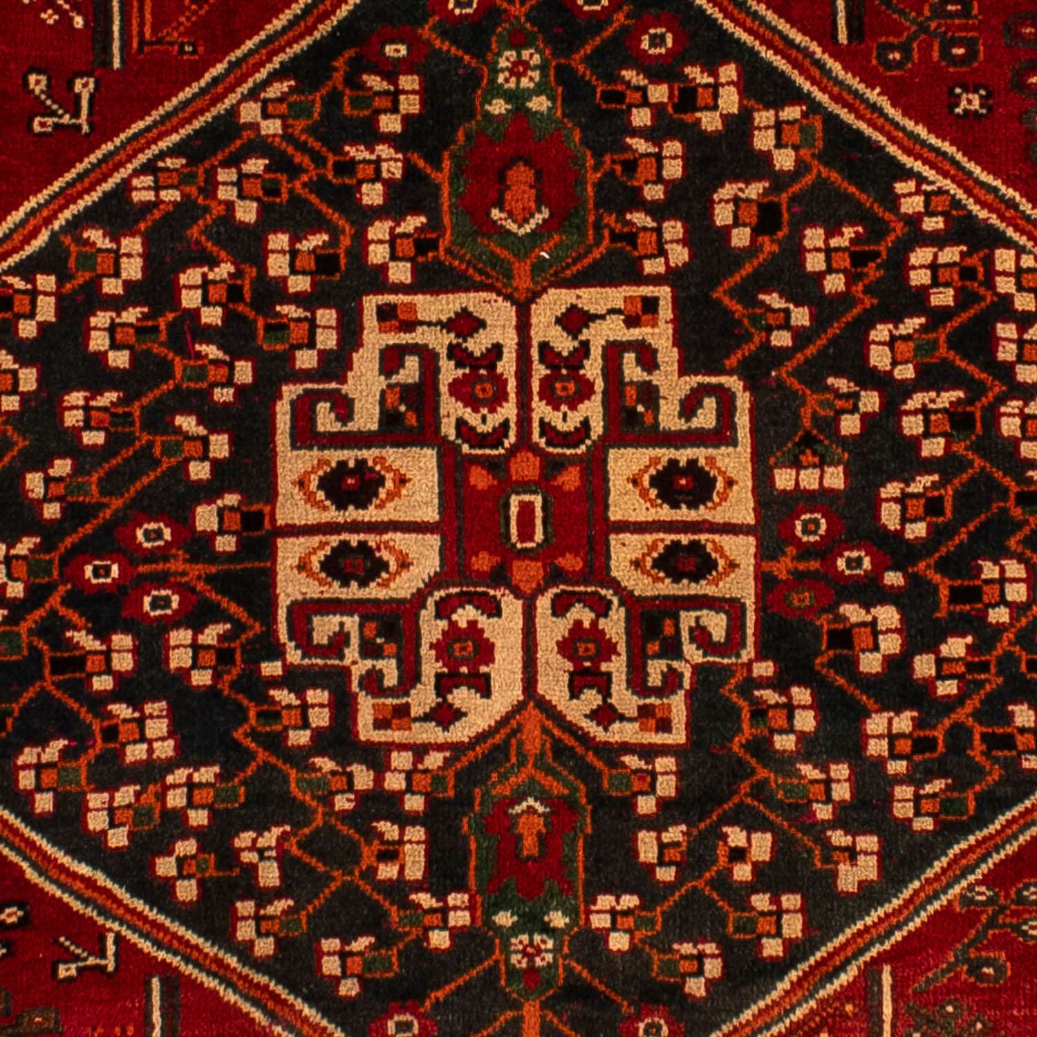 Tapete Persa - Nomadic - 305 x 214 cm - vermelho escuro