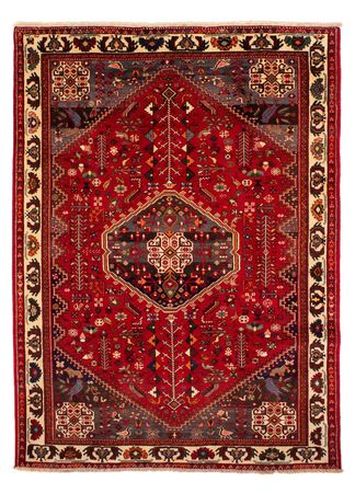 Tapis persan - Nomadic - 283 x 204 cm - rouge foncé