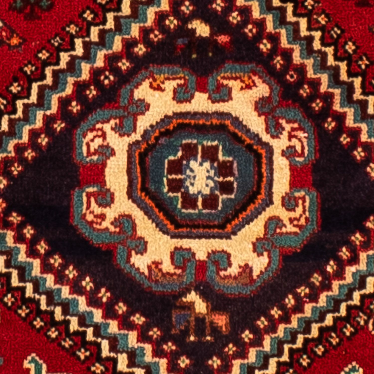 Alfombra persa - Nómada - 295 x 210 cm - rojo oscuro