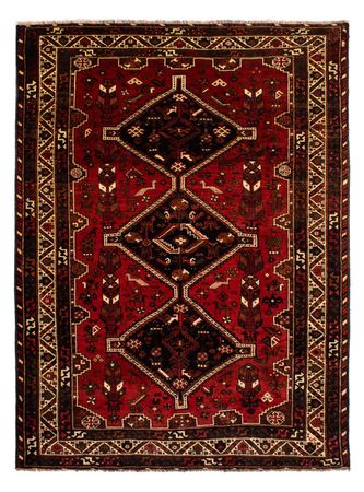 Alfombra persa - Nómada - 295 x 213 cm - rojo oscuro