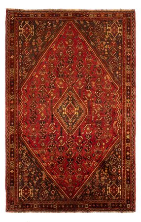 Alfombra persa - Nómada - 277 x 181 cm - rojo oscuro