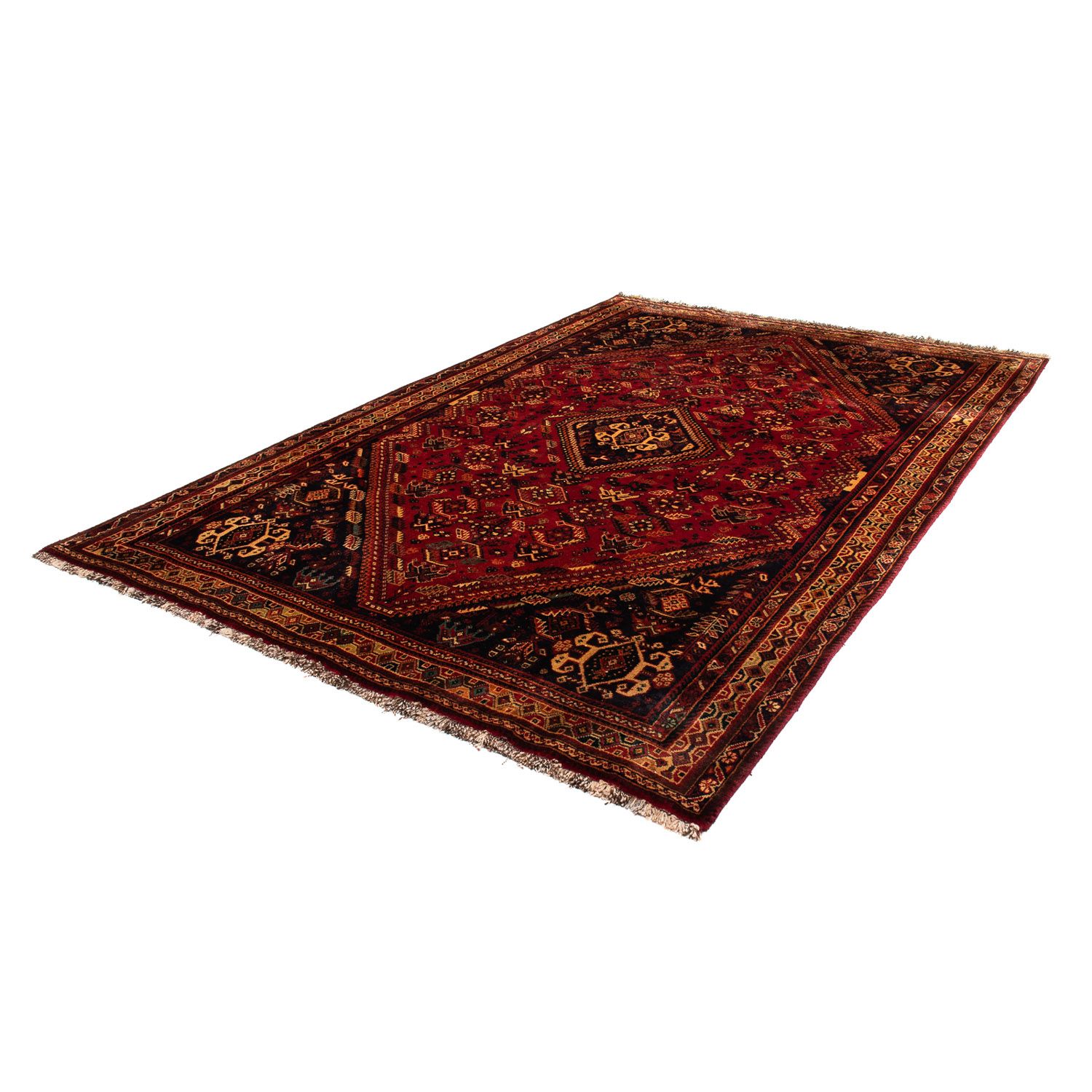 Perser Rug - Nomadic - 294 x 190 cm - dark red