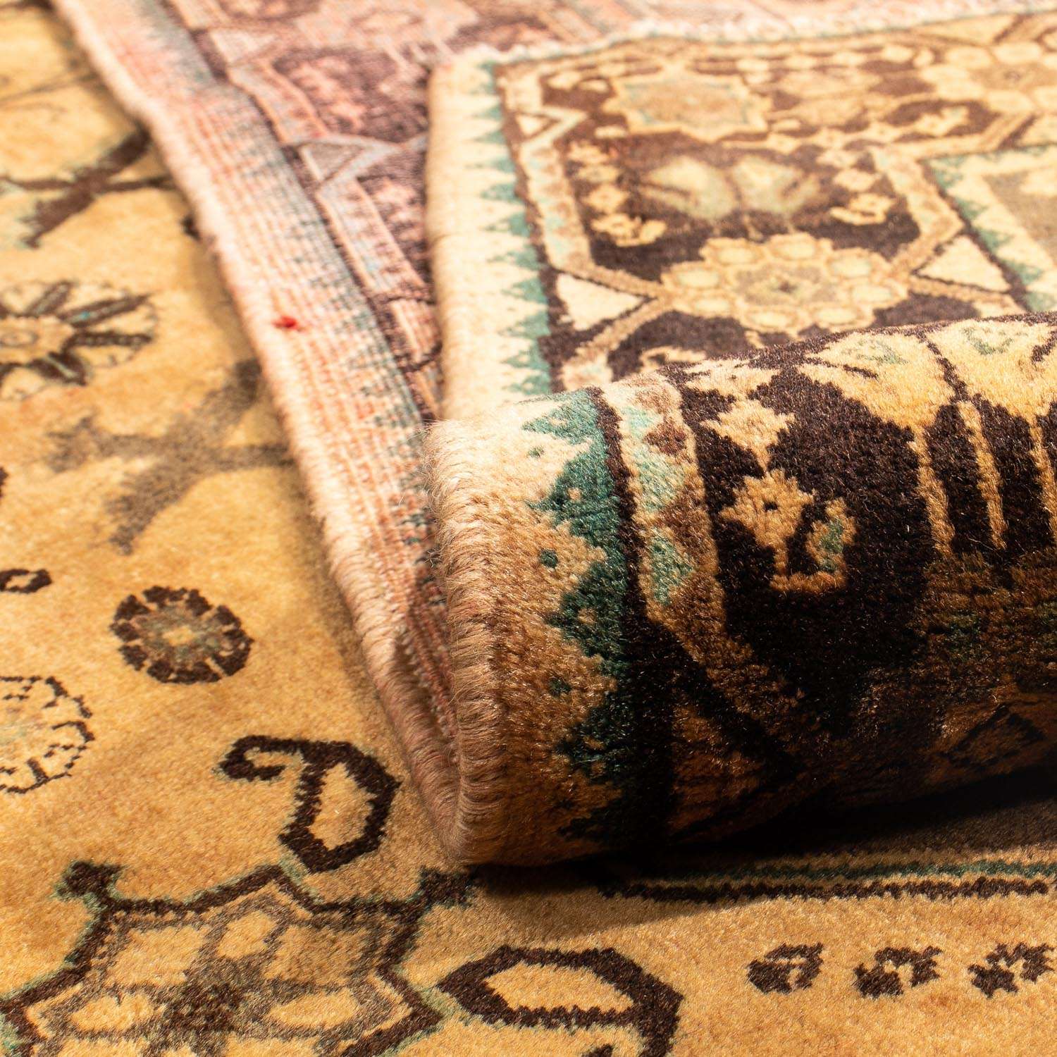 Persisk teppe - Nomadisk - 300 x 207 cm - brun