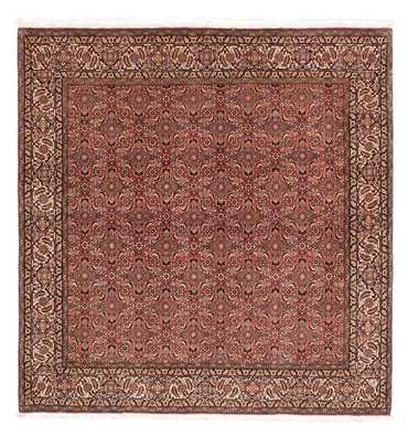 Tapis persan - Bidjar carré  - 200 x 195 cm - rouge clair