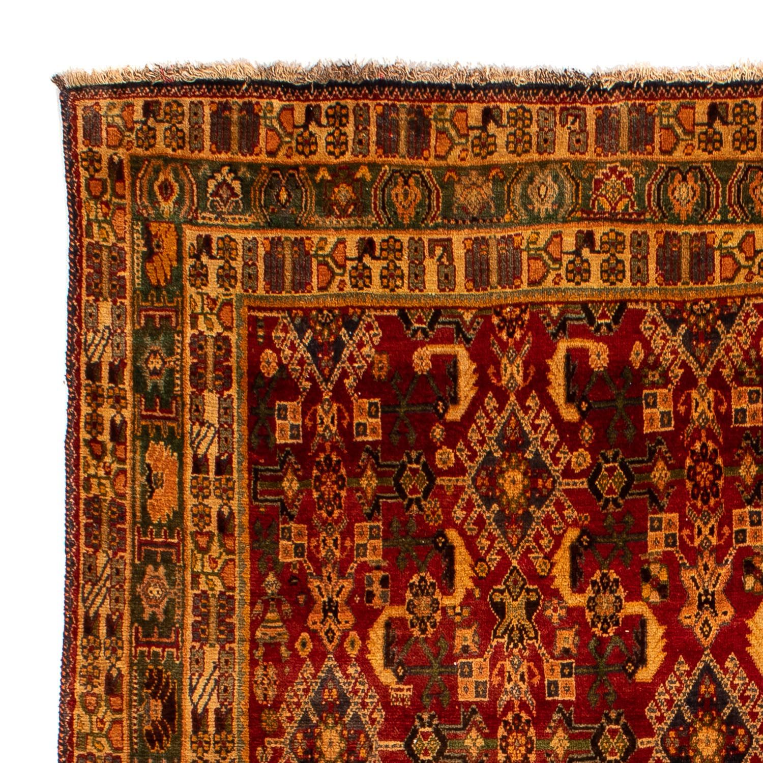 Tapis persan - Nomadic - 288 x 200 cm - rouge foncé