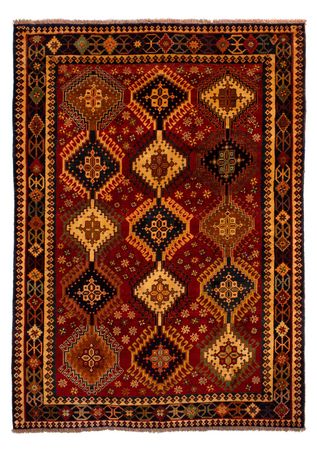 Tapis persan - Nomadic - 280 x 202 cm - rouge foncé