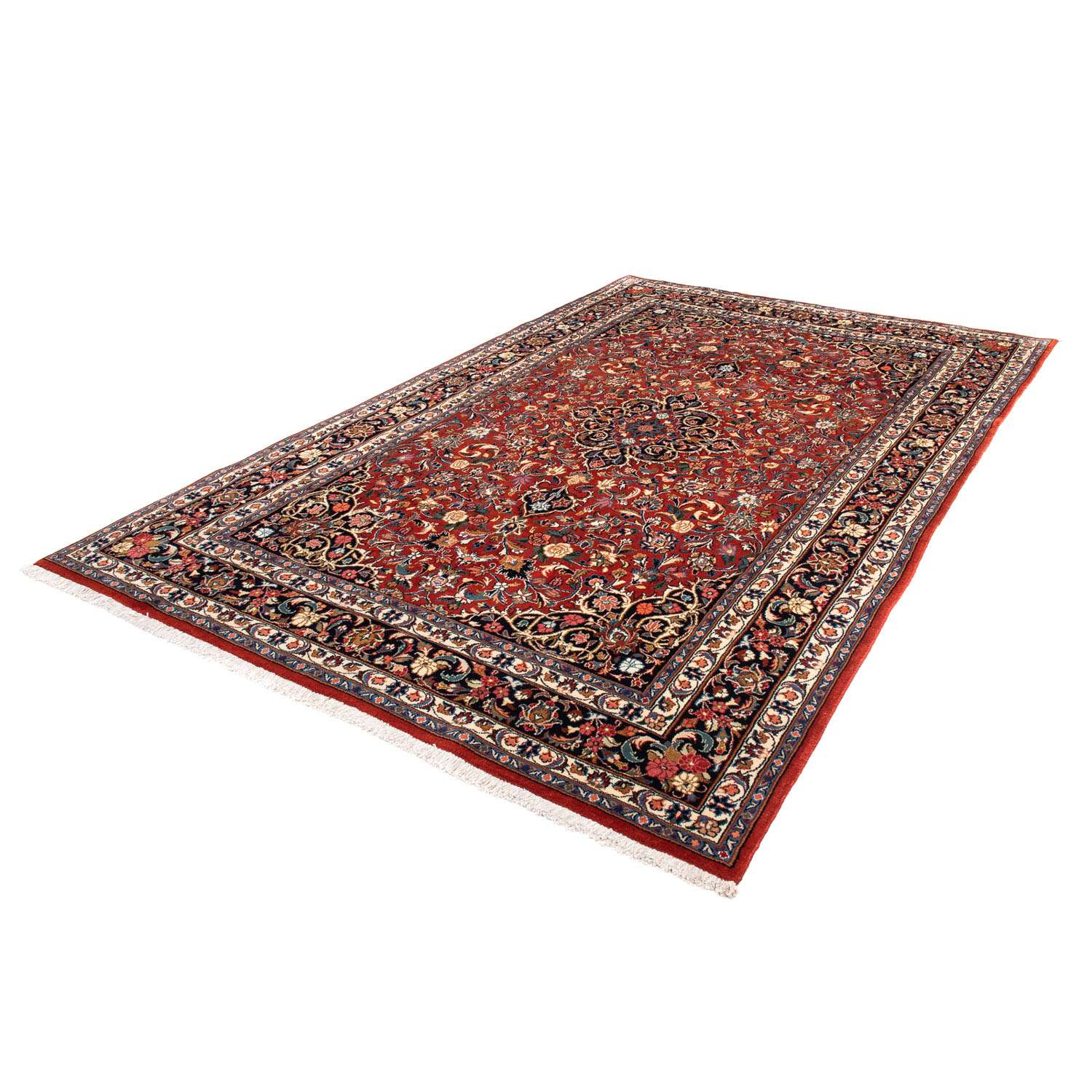 Tapis persan - Royal - 278 x 180 cm - rouge foncé