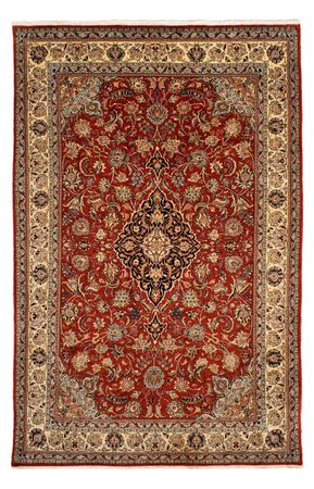 Tapis persan - Classique - 297 x 198 cm - rouge foncé