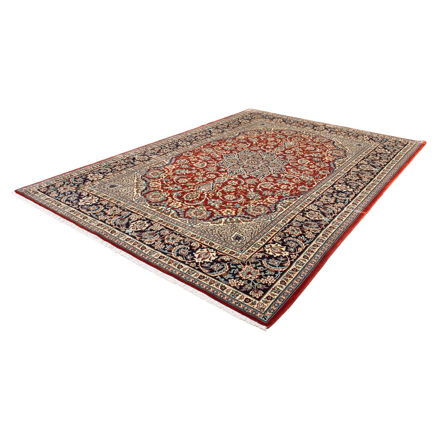 Tapis persan - Royal - 300 x 207 cm - rouge foncé