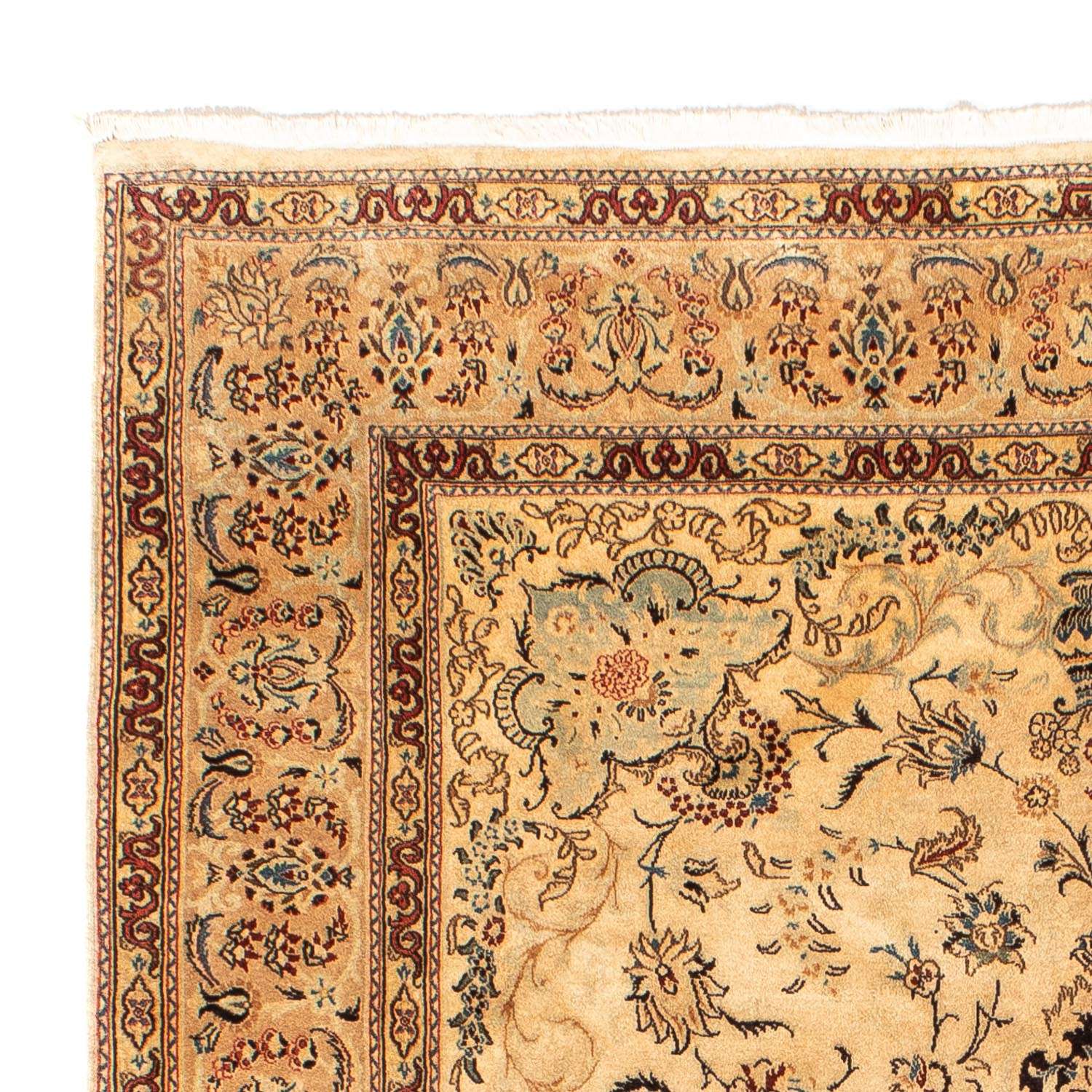 Persisk teppe - klassisk - 295 x 198 cm - lys beige