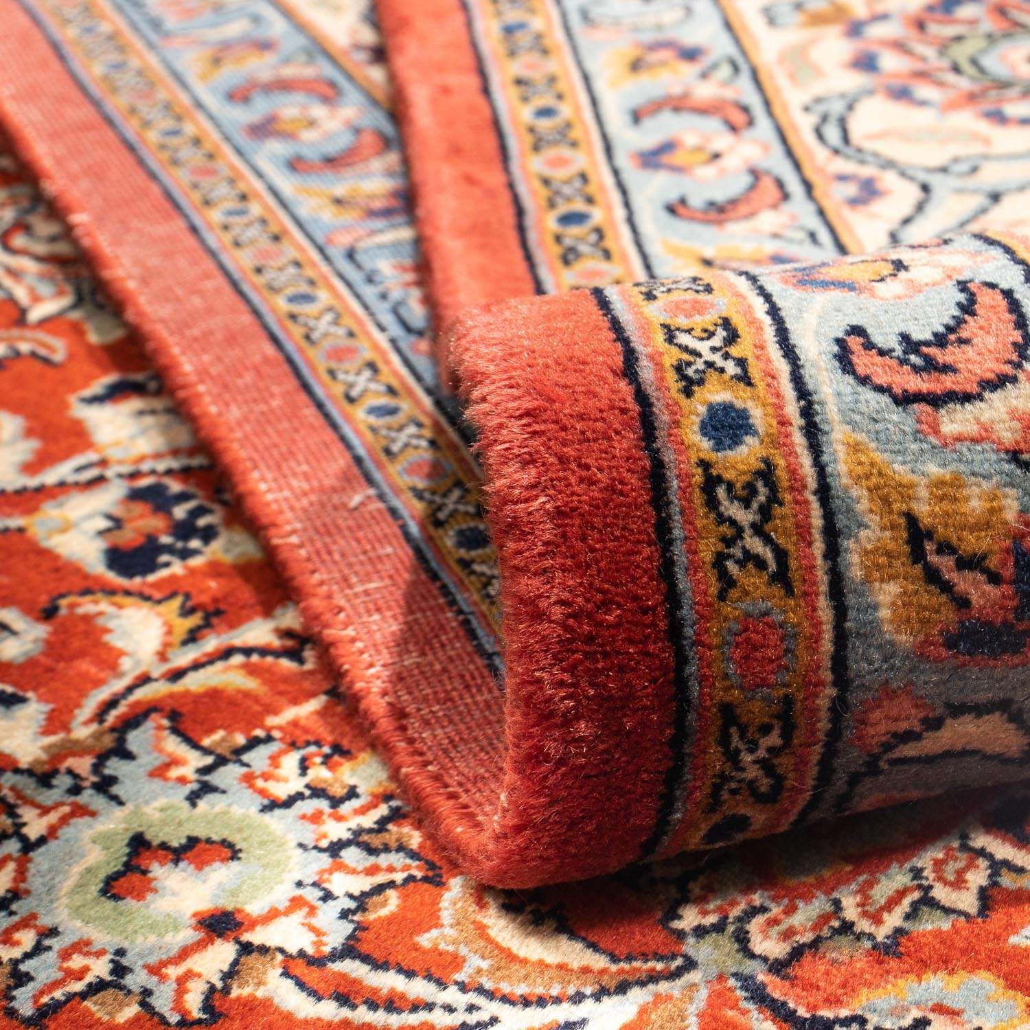 Persisk teppe - klassisk - 295 x 200 cm - mørk rød