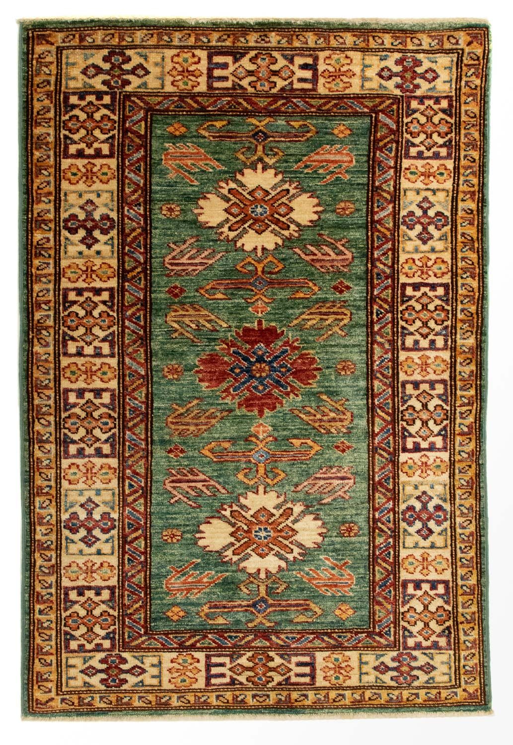 Alfombra Ziegler - Kazak - 119 x 80 cm - verde