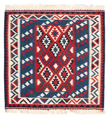 Kelim tapijt - Oosters vierkant  - 104 x 103 cm - donkerblauw