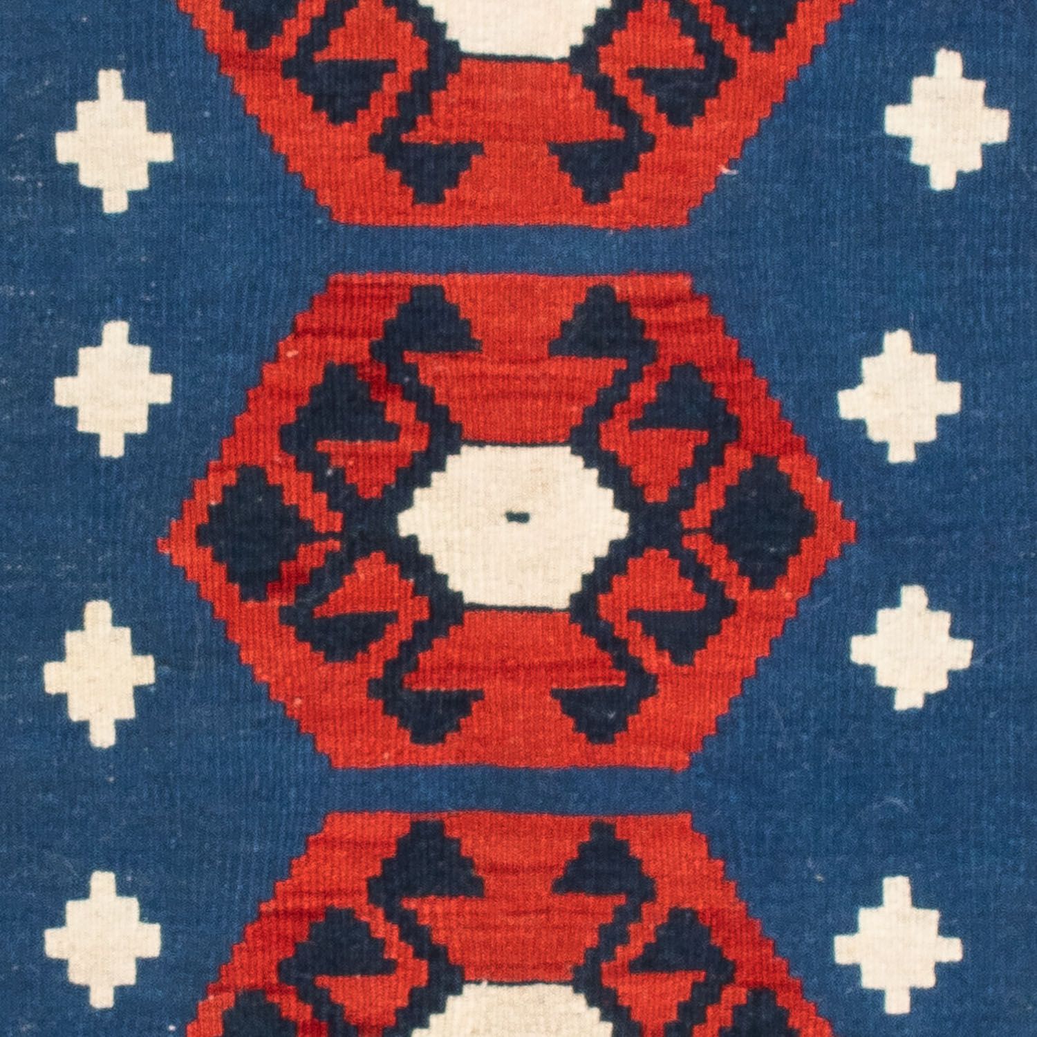 Kelim tapijt - Oosters vierkant  - 105 x 104 cm - donkerblauw