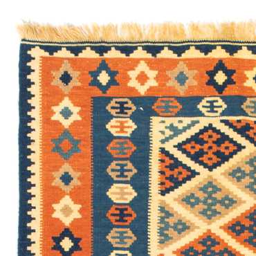 Kelim Rug - Oriental square  - 100 x 98 cm - multicolored