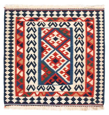 Kelim Rug - Oriental square  - 102 x 96 cm - multicolored