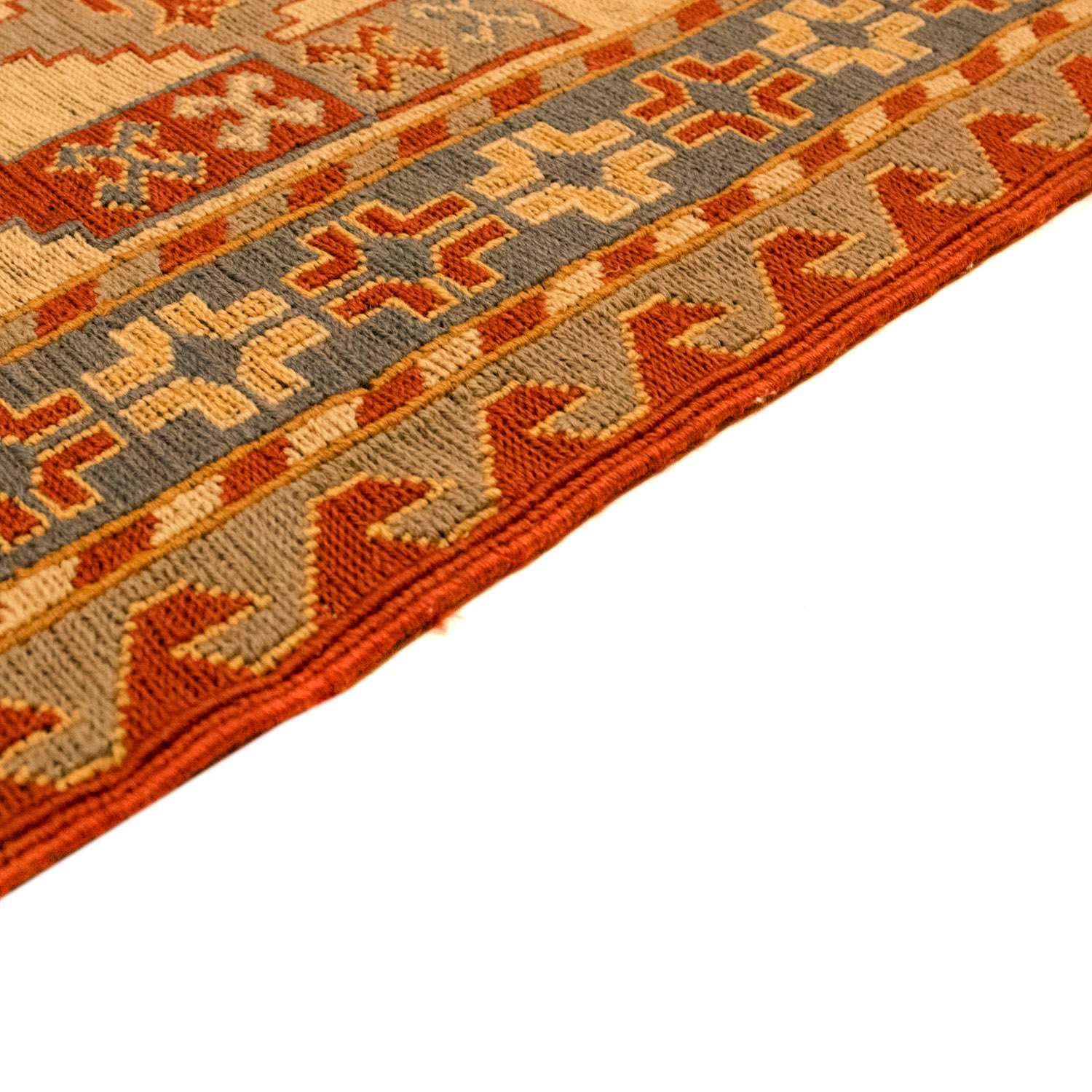 Kelimský koberec - Orientální - 255 x 208 cm - oranžová