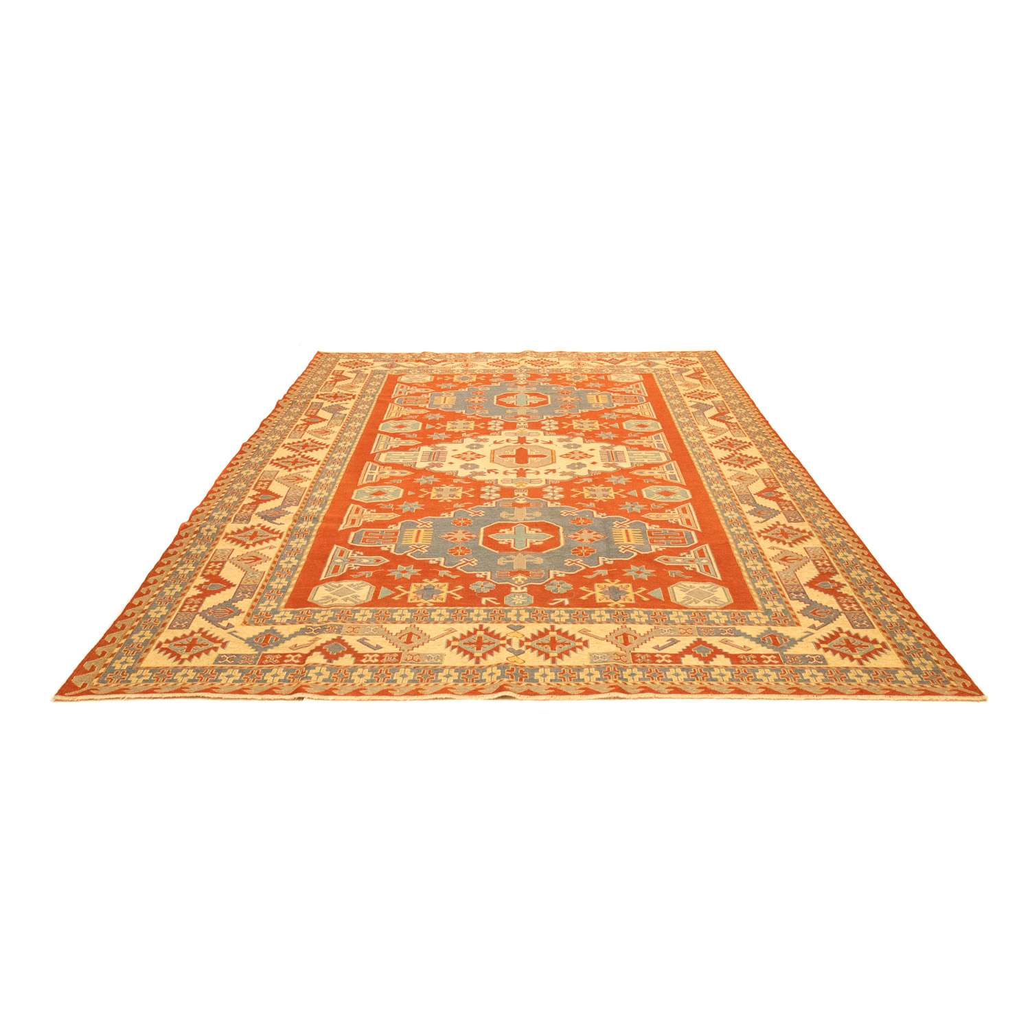 Kelim tapijt - Oosters - 255 x 208 cm - oranje