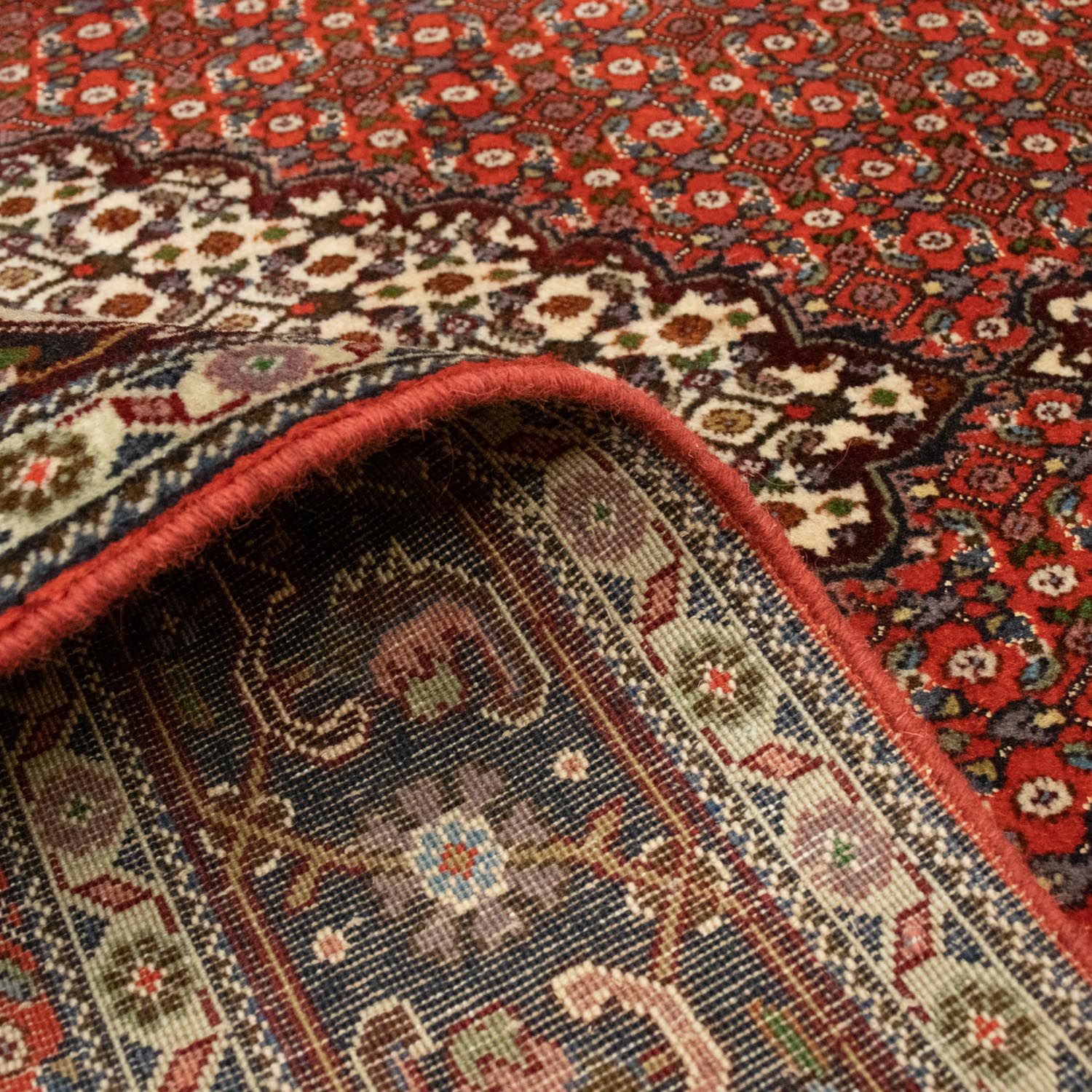 Tapete Persa - Tabriz - 208 x 146 cm - vermelho claro