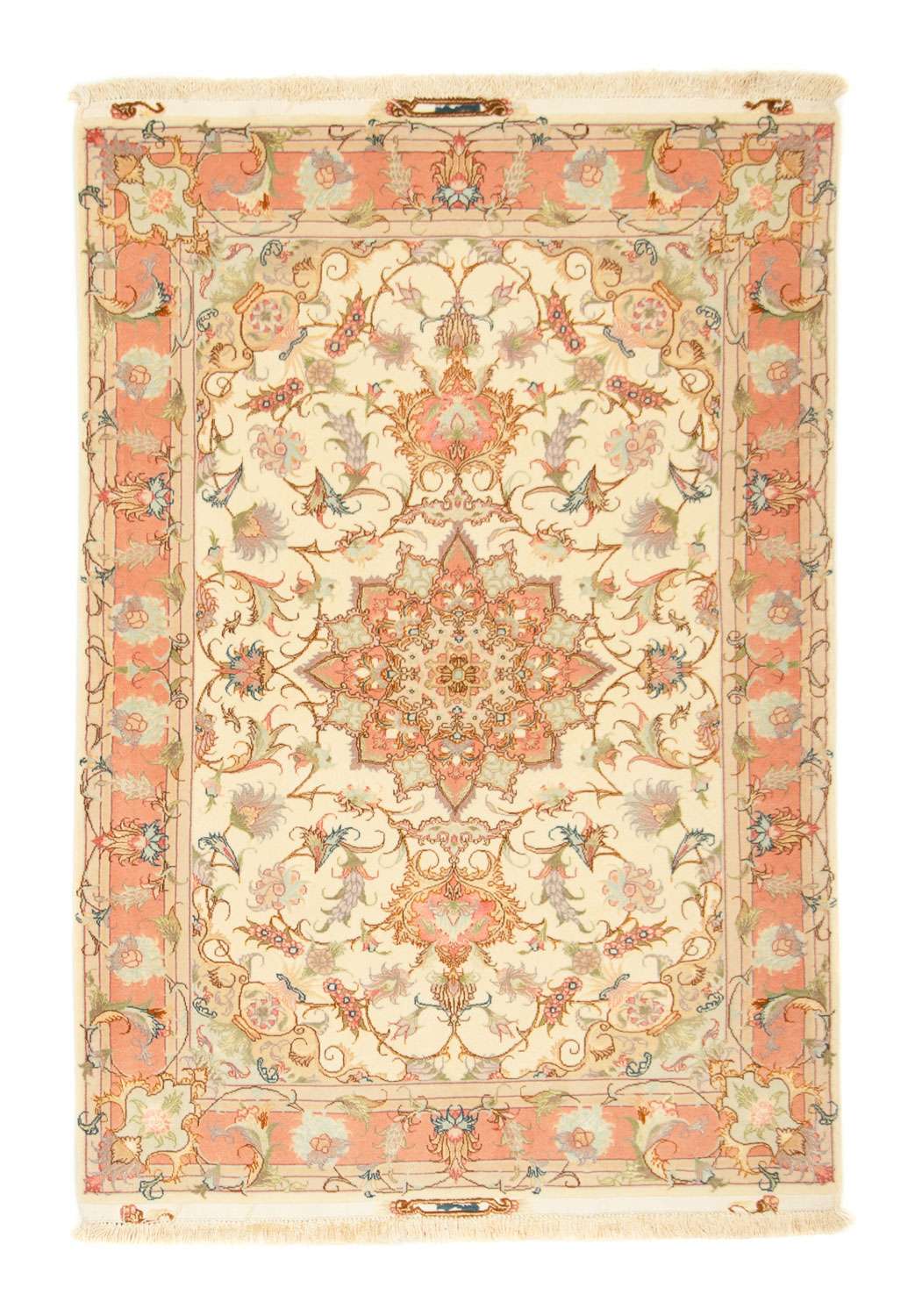 Persisk tæppe - Tabriz - Royal - 150 x 104 cm - beige