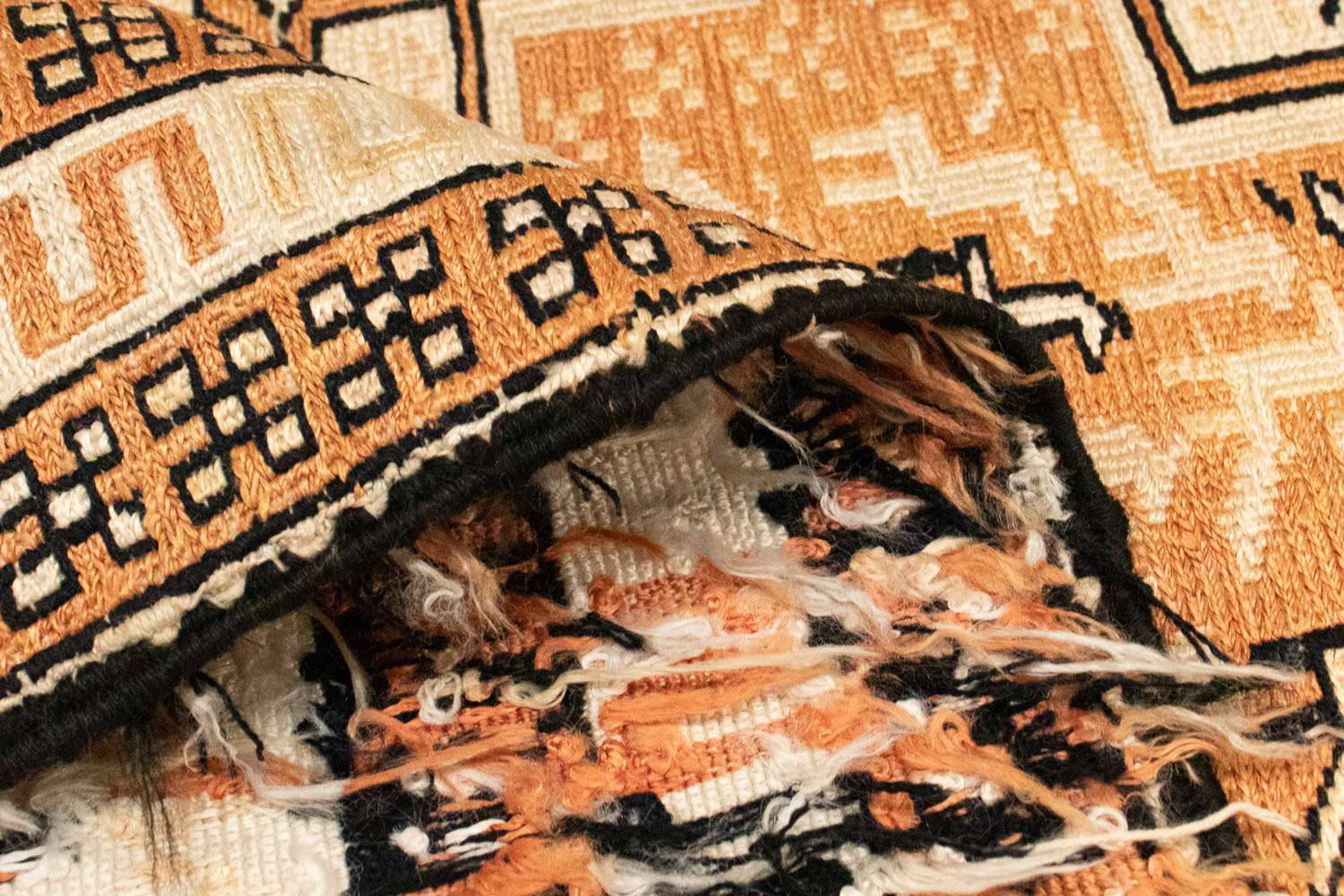 Kelim Carpet - orientalisk matta - 100 x 71 cm - beige
