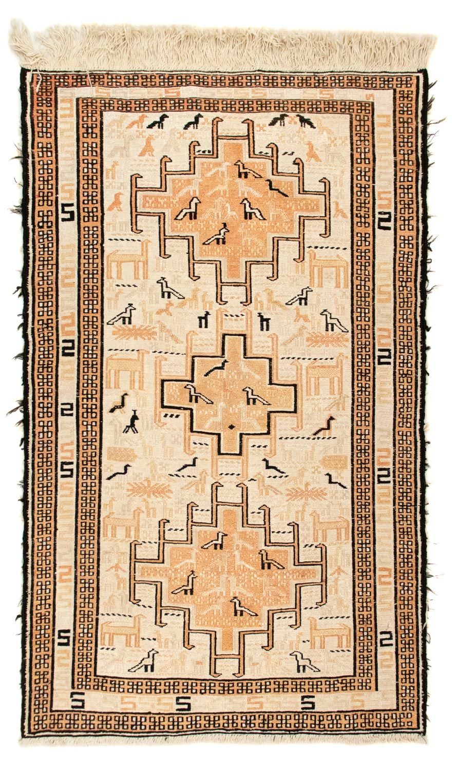 Kelim Carpet - orientalisk matta - 101 x 65 cm - beige