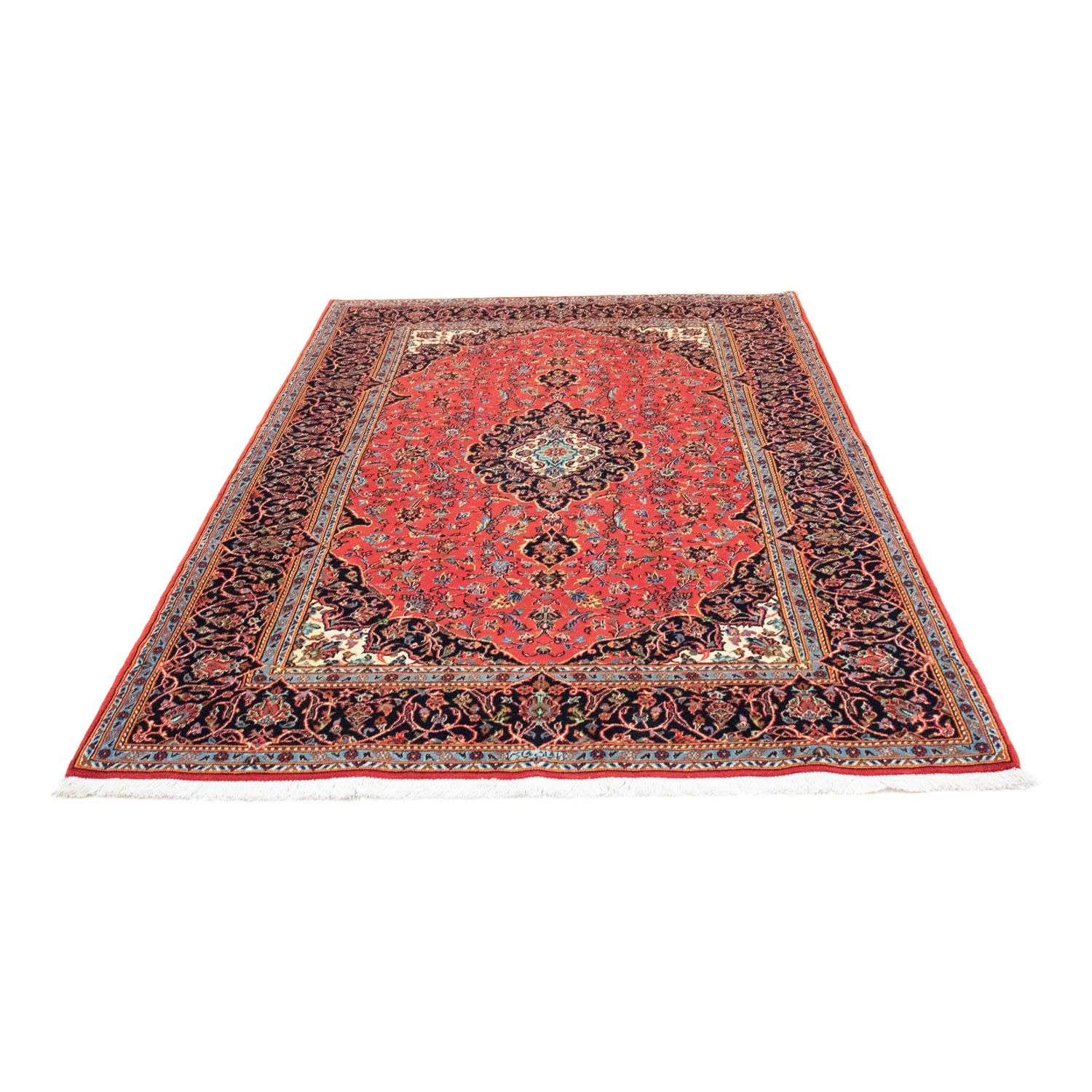 Tapis persan - Keshan - 218 x 144 cm - rouge