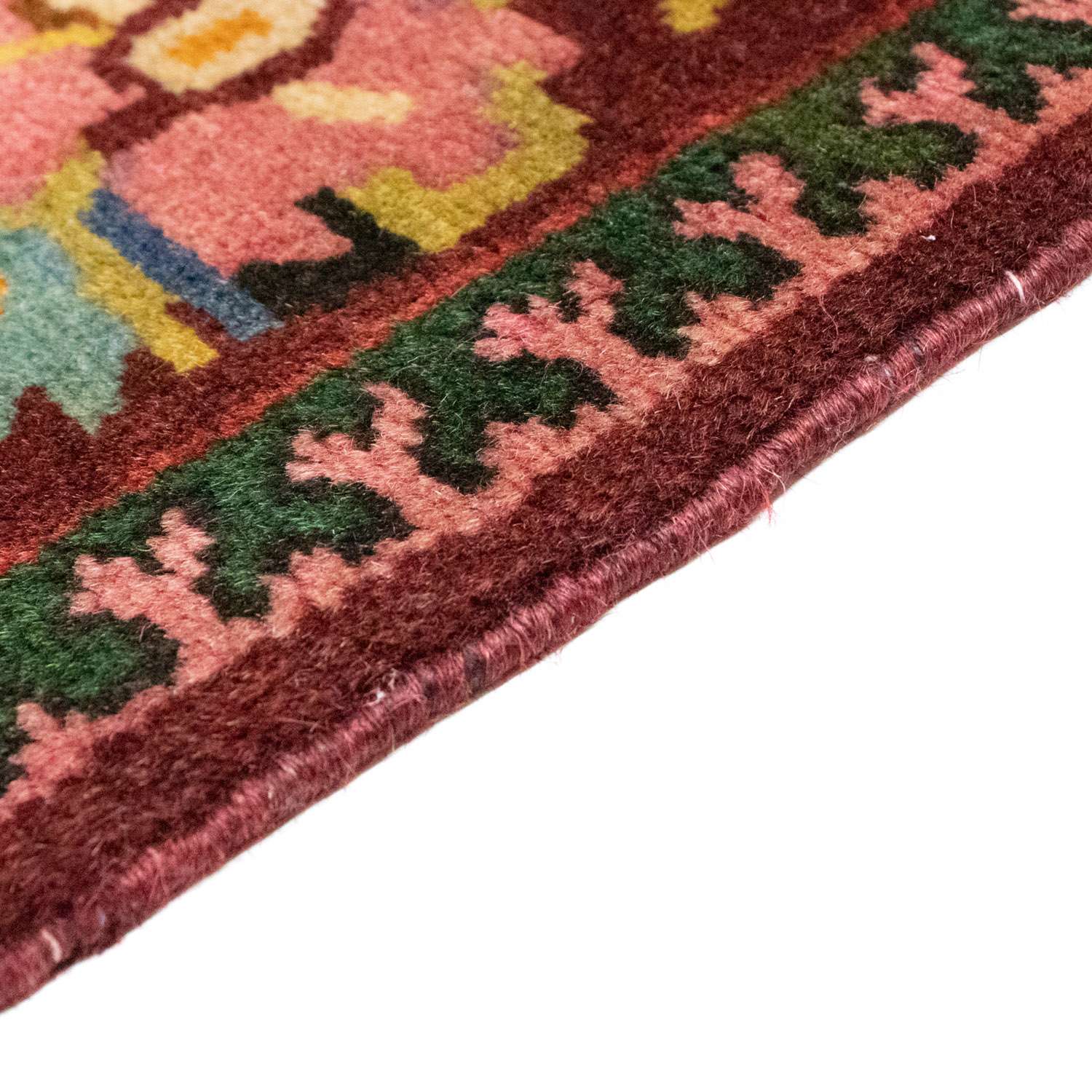 Perský koberec - Nomádský - 200 x 128 cm - tmavě červená
