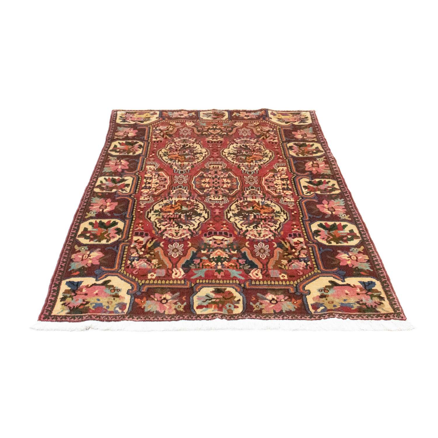 Perský koberec - Nomádský - 200 x 128 cm - tmavě červená