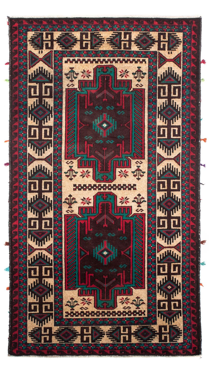 Baluch-matta - 139 x 77 cm - beige