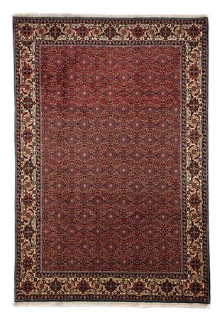 Tapis persan - Bidjar - 298 x 198 cm - rouge foncé