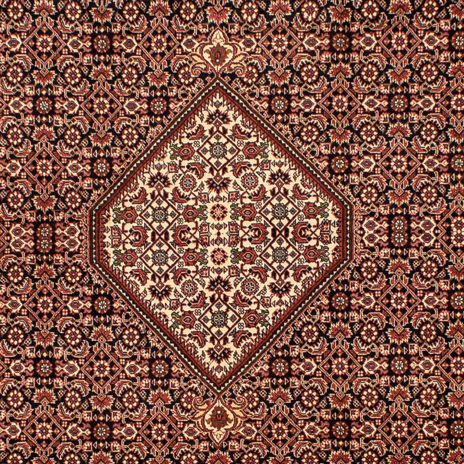 Alfombra persa - Bidjar - 296 x 198 cm - marrón