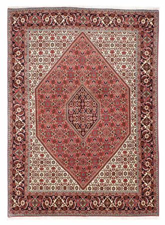 Alfombra persa - Bidjar - 245 x 172 cm - rojo claro