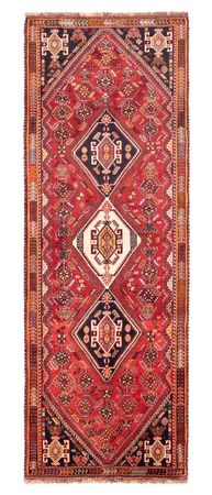 Tapis de couloir Tapis persan - Nomadic - 266 x 97 cm - rouge