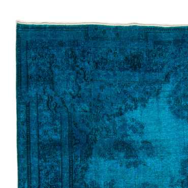 Tapis vintage - 363 x 251 cm - bleu foncé