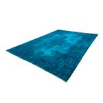 Tapis vintage - 363 x 251 cm - bleu foncé